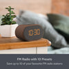 LED Backlit Alarm Clock with USB Charger & FM Radio