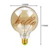 TIANFAN Filament Leds 230 Vintage Led Bulbs 4W Edison Bulb Love Led Decorative Bulb Warm White E27 Light Bulb