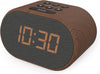 LED Backlit Alarm Clock with USB Charger & FM Radio